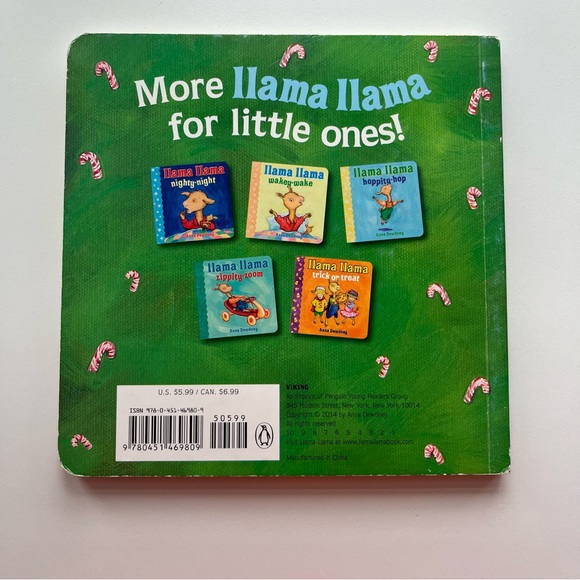 llama llama jingle bells board book by Anna Dewdney - Picture 2 of 3